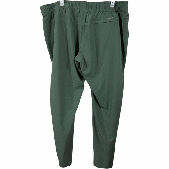 Eddie Bauer Womens XXL Traveler Ankle Pant Dark Green 2024 Gym Athleisure Hiking - Picture 3 of 10